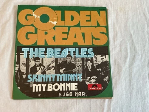 Beatles 1968 German Polydor 45rpm vinyl Picture Sleeve My Bonnie/Skinny Minny NM