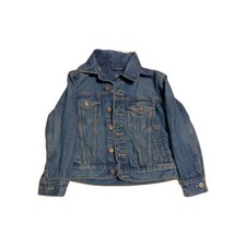 Gap Denim Blue Jean Jacket Girls Size Small "Gap For Good"