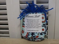 NEW Blue DAMMIT DOLL STRESS HEAD 5" NWT~ Soft~ Novelty