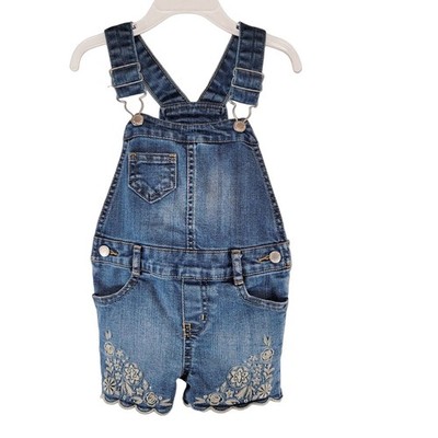 Overalls Toddler 18 mos OshKosh Genuine Kids Embroidered Bib Style Shorts