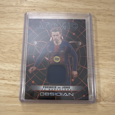 Panini 2023-24 Obsidian Atomic Material AM-FDJ Frenkie de Jong Barcelona /149