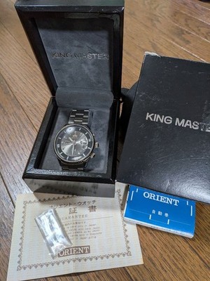 Orient KingMaster Gray Dial Watch Timepiece Automatic Vintage 1996 Reissue