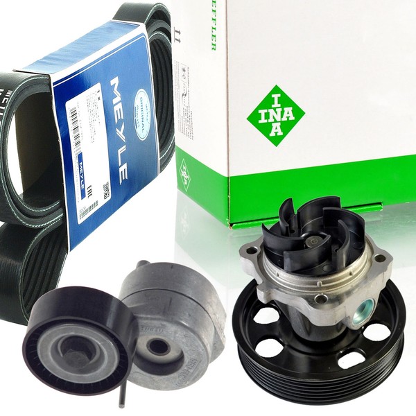 Meyle 6PK1318 Keilrippenriemen-Satz + Wapu FüR Alfa Romeo Fiat Opel Suzuki-image