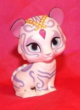   Nahal Shimmer and Shine Pet Figure Tiger Cat 3  White/Purple