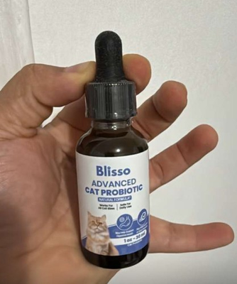 #ad Blisso Advanced Cat Probiotic Drops – Digestive Support for Cats with Diarrhea.. $29.89