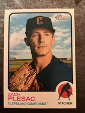 2022 Topps Heritage - Zach Plesac #240