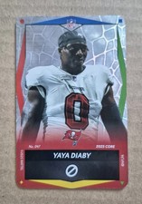 Yaya Diaby | 2025 Uno Elite Core NFL #047 Viper Foil Tampa Bay Buccaneers