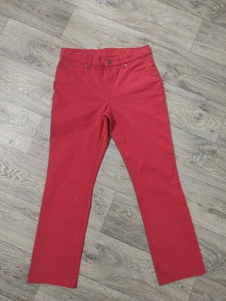 Women Escada Trousers Red 36 / S / 44