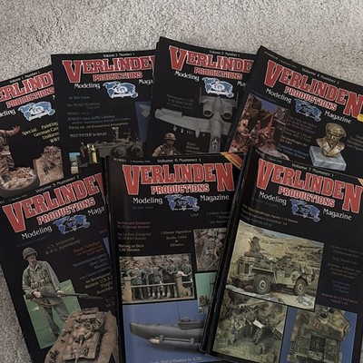 Verlinden Productions Modeling Magazine Volume 1-7 alle Deutsche Ausgaben