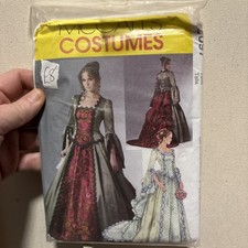 McCall's Misses' Victorian Costume Pattern M6097 Size 14-20 UNCUT