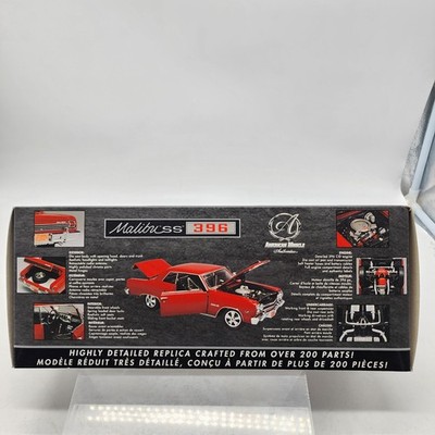 ertl 1/18 シェベルss マリブ　396 中古 1/18 Ertl American Muscle Authentics 1965 Chevrolet Chevelle SS