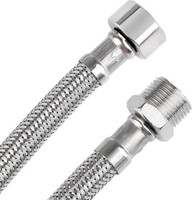 2 StüCk Flexschlauch 1/2 Zoll,Panzerschlauch 1/2,ÜBerwurf Und