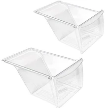 Crisper Drawer Compatible with Frigidaire Refrigerator 240337103 ( 2 Pack )