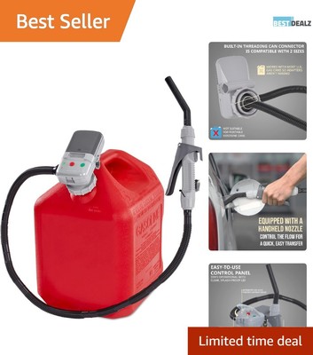 Multipurpose Electric Fuel Pump - 51'' Nozzle for Gasoline & Diesel Transfer
