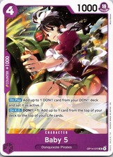 Baby 5 OP14-072 Uncommon The Azure Sea's Seven One Piece Near Mint