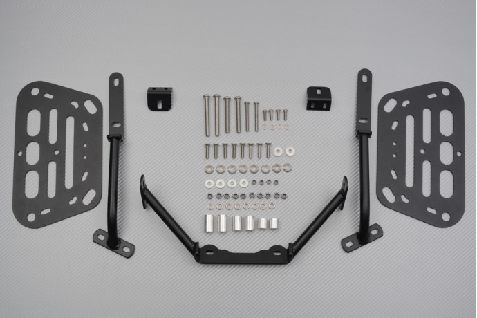 Support valises Yamaha MT25 VOYAGER+ en acier noir 2018-2024