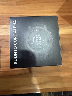 Suunto Core Alpha SS050504000   Smartwatch Rugged Outdoor Watch Stealth Textile