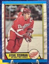 1989-90 O-Pee-Chee - Steve Yzerman #83 Detroit Red Wings NHL Base Set