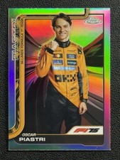 2025 Topps Chrome Formula 1 Oscar Piastri F1 #6 Refractor - McLaren