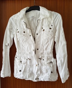 zara white jacket womens