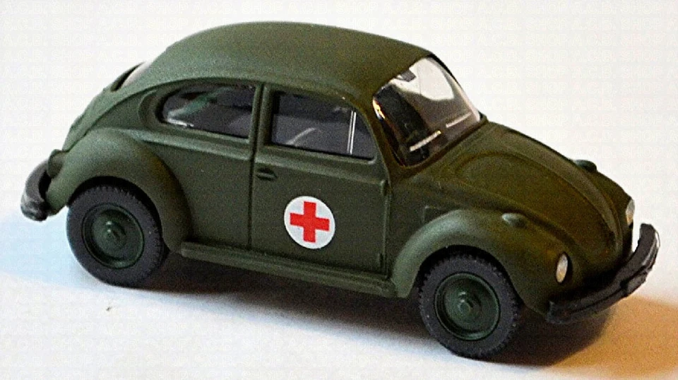 VW Maggiolino 1303 Croce Rossa Militare 1972-75 Bundeswehr 1:87 Wiking 696 12 - Immagine 2 di 2