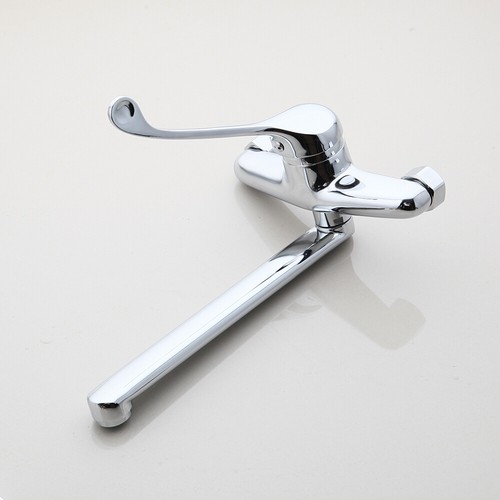 Medical Faucet Long Handle Bathroom 1Hole Mixer Faucet Hospital Elbows Touch Tap - Bild 4 von 10