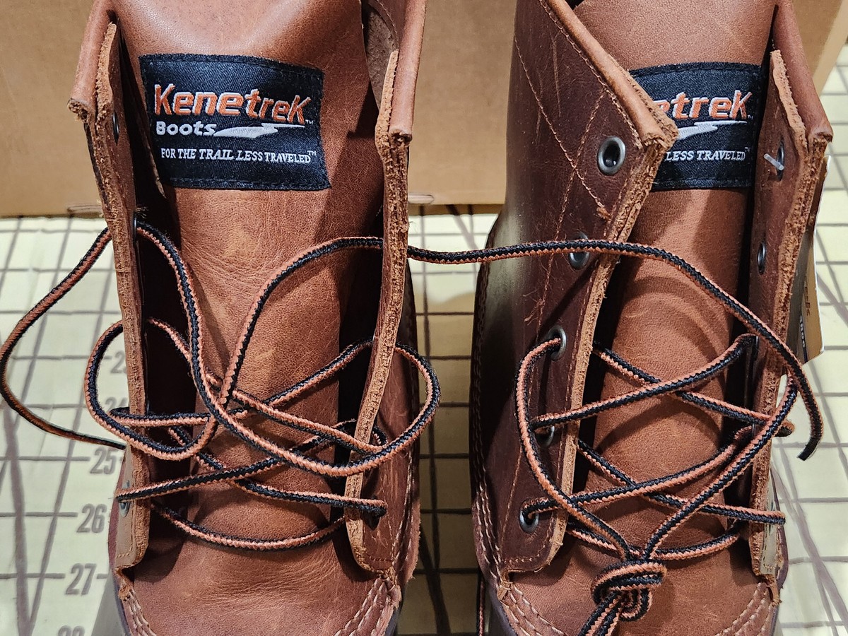 Kenetrek Rubber Leather‎ Brown Steel Shank Lace up Duck Boots Mens Size 13 Kenetrek Rubber Leather Brown Steel Shank Lace up Duck Boots  main image 2