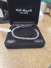 Macy's Diamond Tennis Bracelet (1/4 Ct. T.w.) in Sterling Silver - Sterling Silv