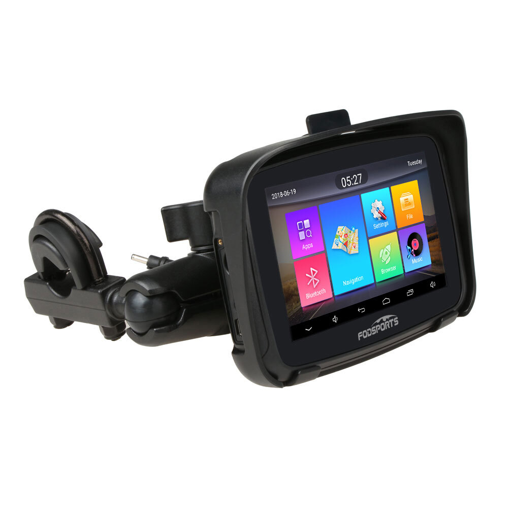 5'' Waterproof GPS Navigation Touch Screen Motorcycle Car