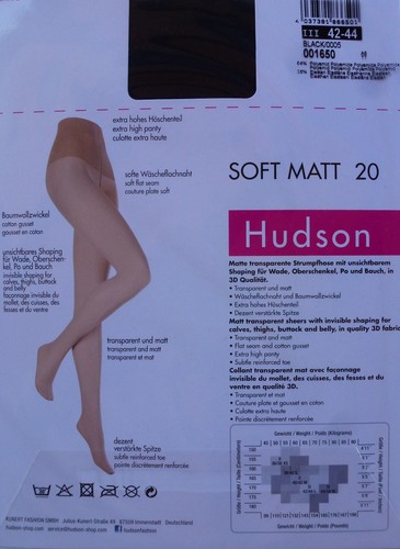 Hudson Morbido Opaco 20den Forma Collant Sottili Trasparente 36-46 Collant - Photo 3/5
