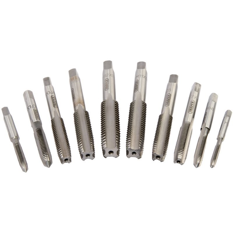 Draper 79200  10pc Metric Hand Tap Set M3 M4 M5 M6 M7 M8 M9 M10 M11 M12