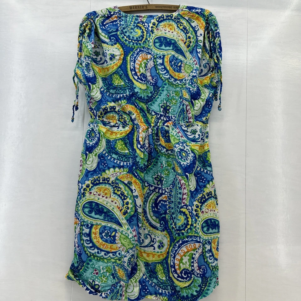 Ralph Lauren Mujer 'Carnivale Paisley' Traje de Baño Cubrir/Vestido Talla Grande Foto 3 de 4