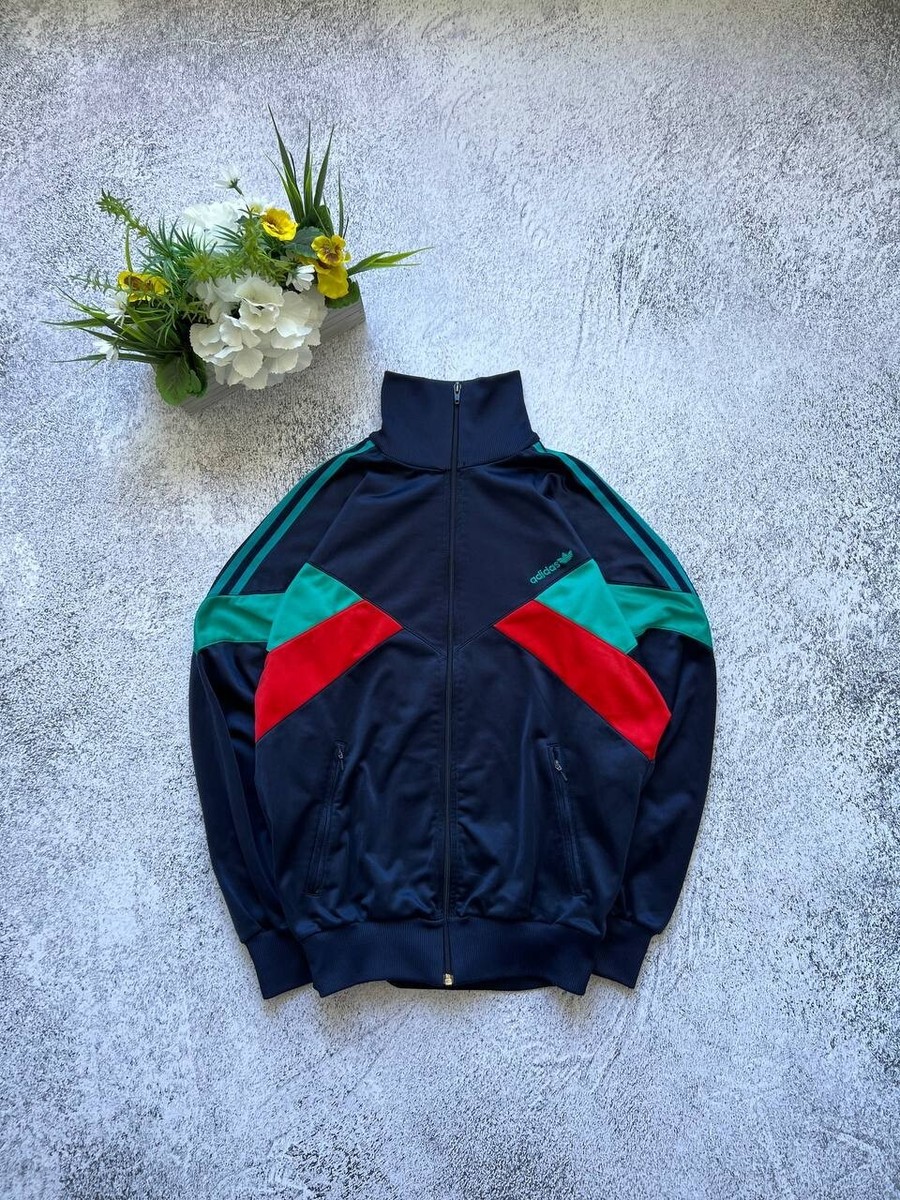 90S VINTAGE ADIDAS TRACK JACKET VERY RARE RETRO 80s MADE IN 90S VINTAGE ADIDAS TRACK JACKET VERY RARE RETRO 80s MADE IN