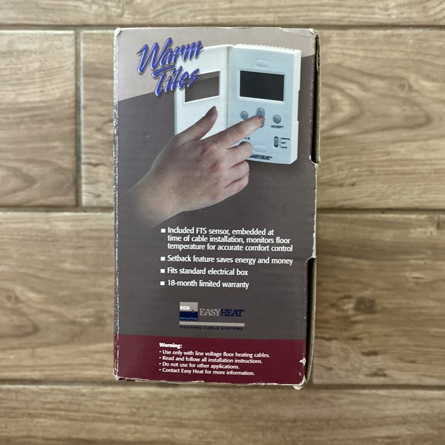 Egs Easyheat Warm Tiles Floor Warming Programmable Thermostat FTS1
