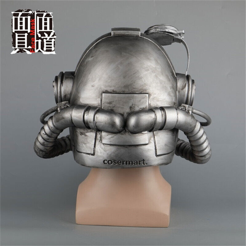 フォールアウト パワーアーマーヘルメット 被り物 マスク Power Armor Helmet Fallout Soldier Soft PVC Mask Replica Wearable