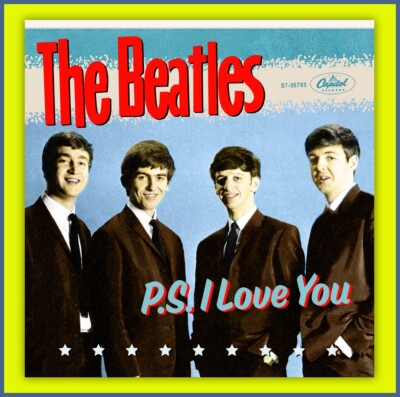 The Beatles Love Me Do 45 Picture Sleeve #2 Record Not Included