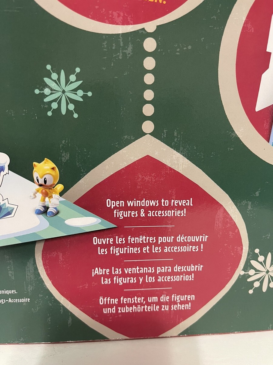 Sonic The Hedgehog Advent Calendar 24 Surprises w/Exclusive