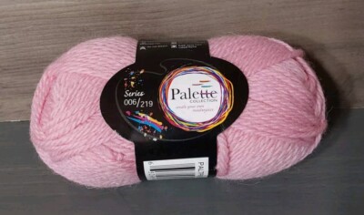 Palette Collection Wool Yarn Baby Pink 1 Skein 99 Yards