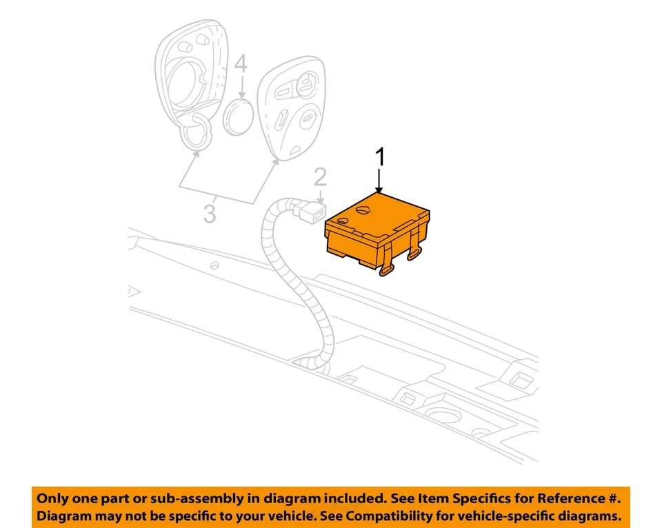 Módulo de entrada sin llave usado se adapta a: Chevrolet Astro 2001 bloqueo antirrobo entrada sin llave Foto 3 de 4