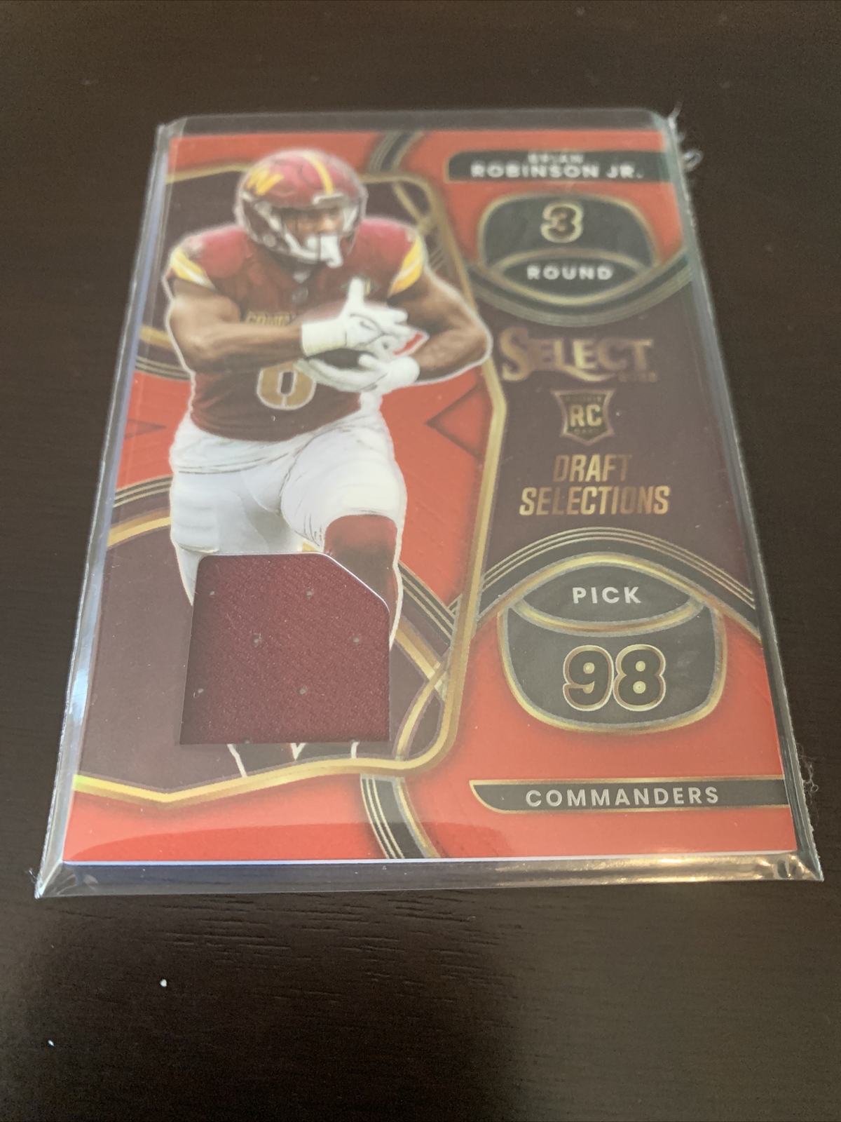 2022 Select Football BRIAN ROBINSON JR. Draft Selections Relic DS21