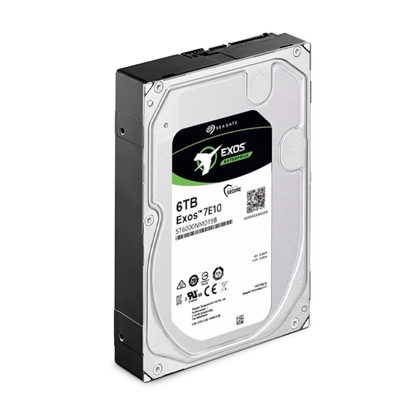 Seagate Exos 7E10 ST6000NM019B 6TB 512E/4KN SATA 6.0Gb/s 7200RPM