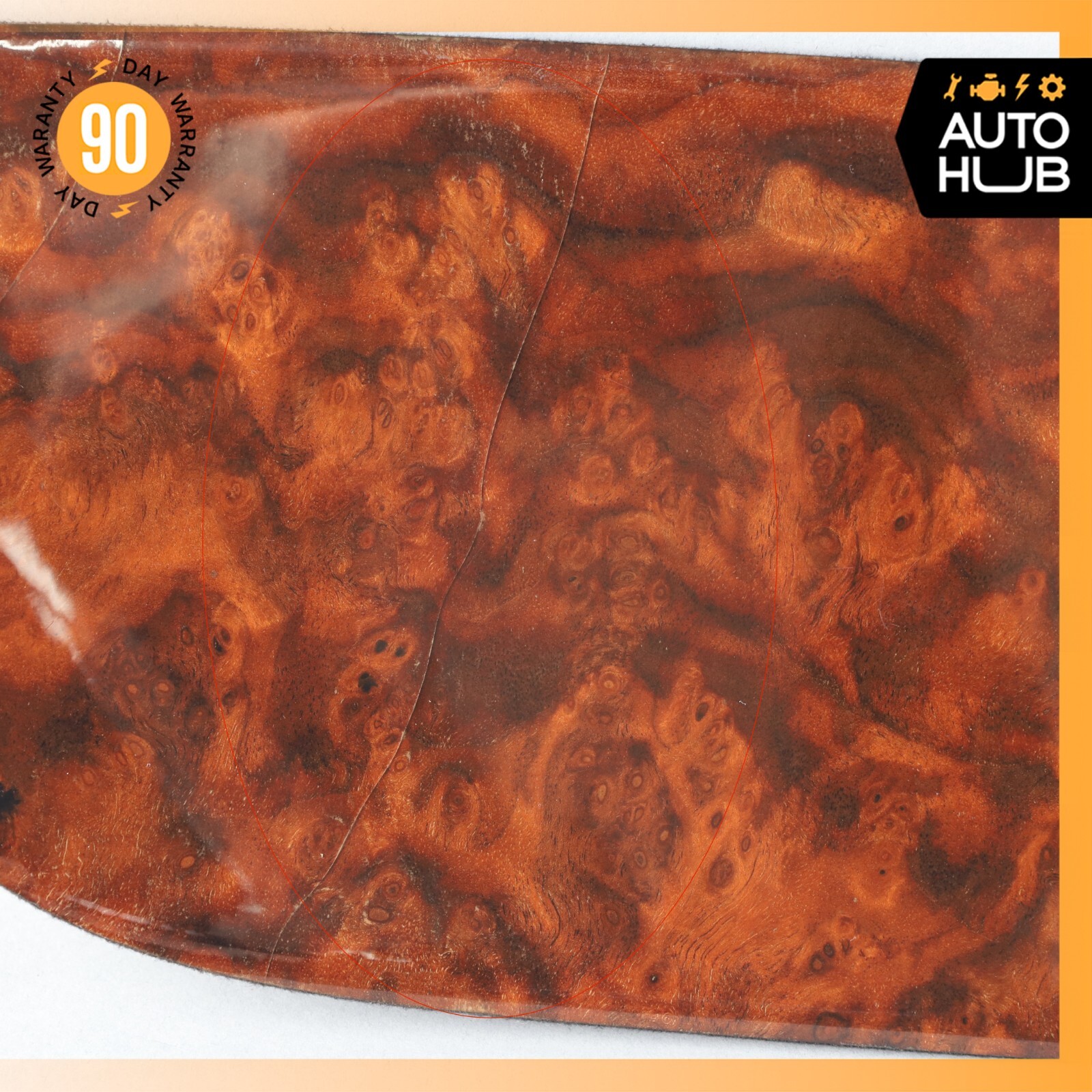 07-11 Bentley Continental GTC Rear Left Side Door Panel Trim Panel Wood OEM 62k