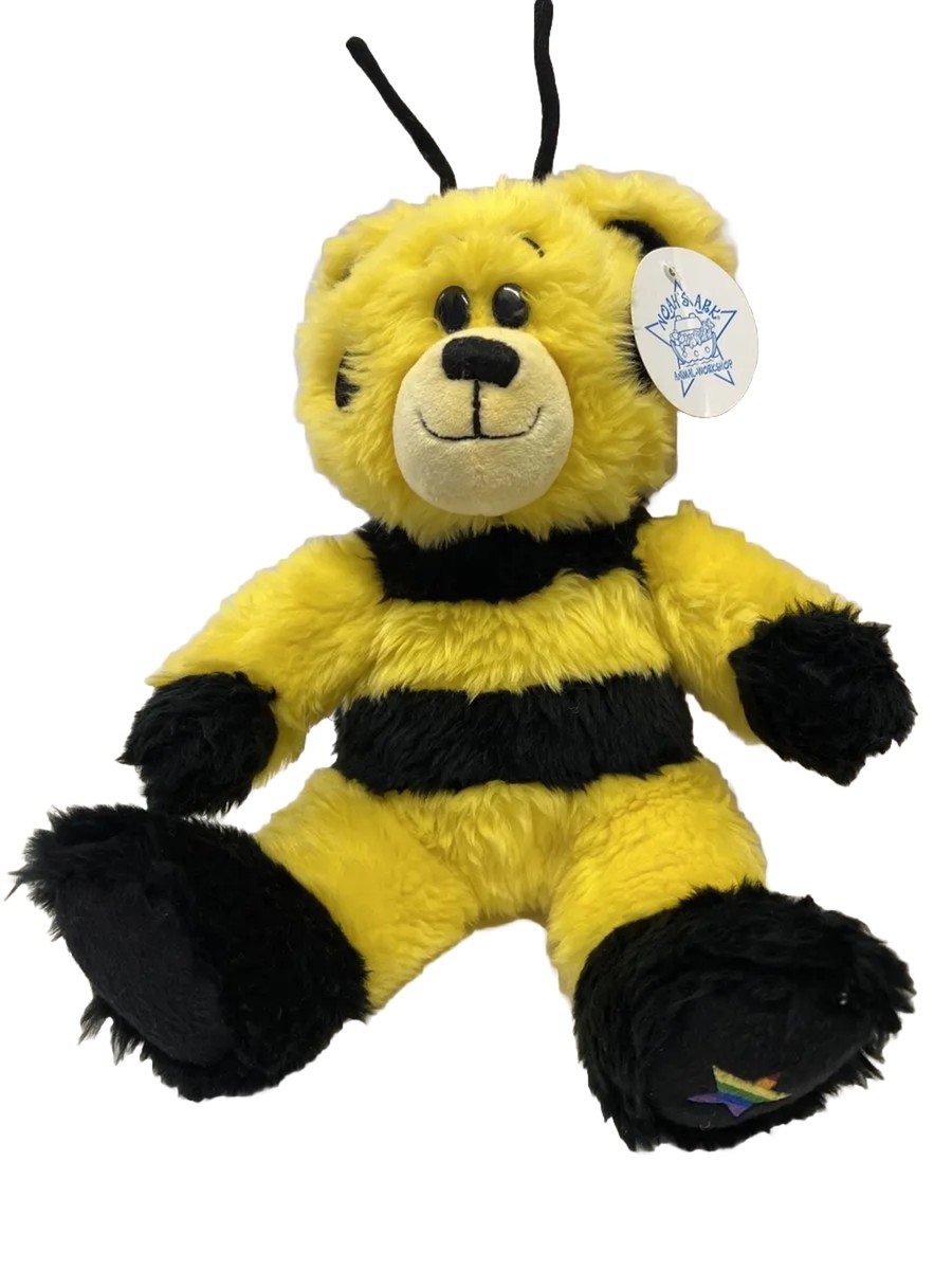 BUMBLE BEE BEAR Plush Stuffed Noah's Ark Animal Workshop 12” w