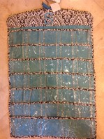 Raymond Waites Hanging Jewelry Organizer Initial (s) Turquoise Black Raymond Waites Hanging Jewelry Organizer Initial (s) Turquoise Black
