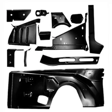 1970~1974 Challenger Fender Inner Panel Kit Right Side 12 PCS Dynacorn 6062A
