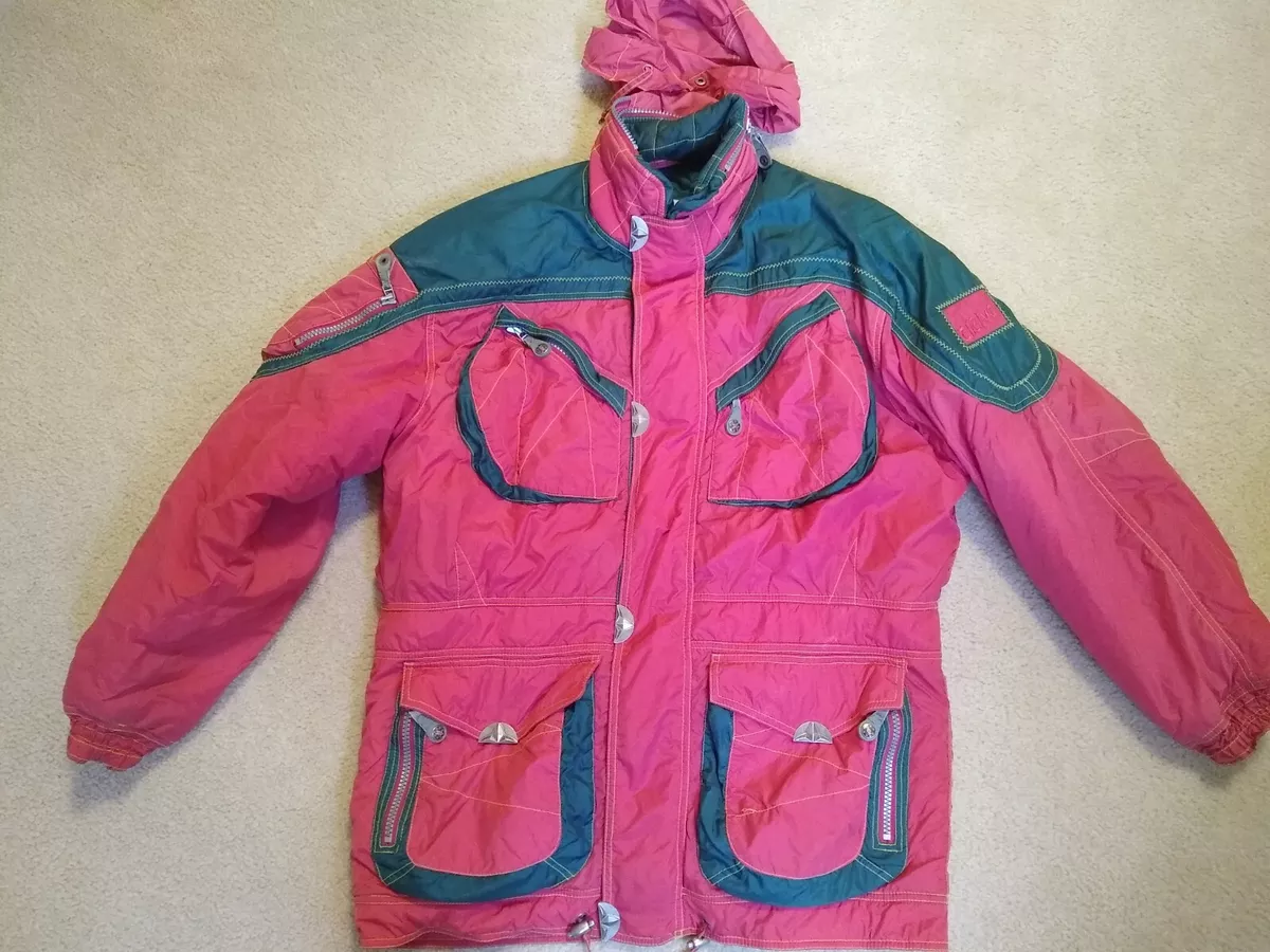 CHERVO By Piero Luigi - Ski Snow Jacket - Red- Vintage 90’S- Size 50 - FREE  S&H!