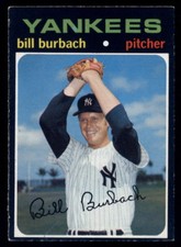 1971 Topps OPC O PEE CHEE MLB BASEBALL #683 Bill Burbach EX-NM N Y Yankees Card