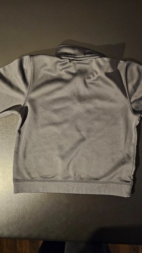 Nike Dri-Fit Youth S Black Therma 1/4 Zip Long Sleeve Pullover Sweatshirt - Picture 10 of 10