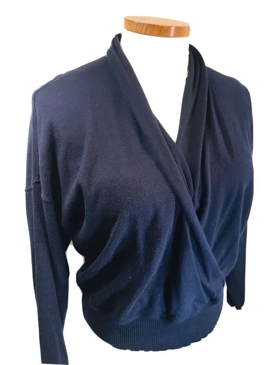 Cotton store wrap sweater