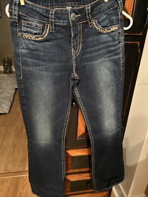 Silver Jeans Suki Fluid Mid Boot W27/L31 Dark Wash Jeans NWOT